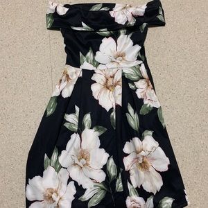 Off the Shoulder Floral Dress